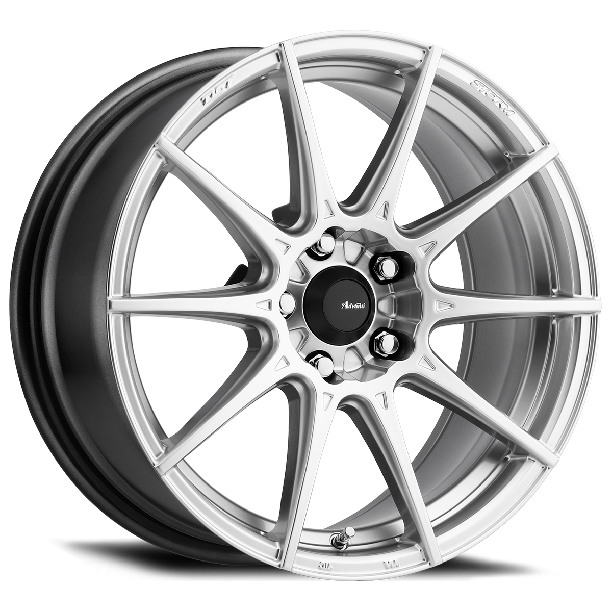 17” Advanti 5x108 Alloy wheels and tires 205/50 17 set of 4 - Car